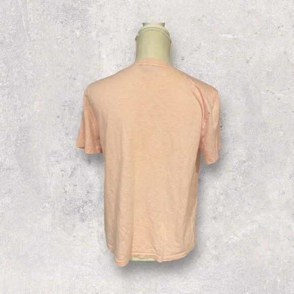 Splendid | EUC Women’s Striped Pink & White Short Sleeved T-shirt Size Medium M - Picture 4 of 4